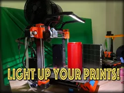 Z42 Prusa MK3 Light Bar and Filament Guide