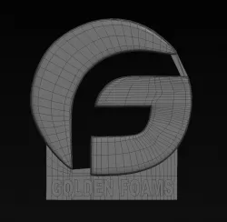 3D Logo Keychain GF