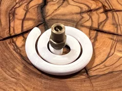 3D printed spiral knob 2 sizes