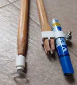 Adaptador de compasso de giz para caneta