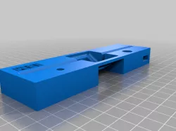 Alternative Frontpanel for 5.25" IBM PCjr Floppy Drive case for Gotek FDD emulator