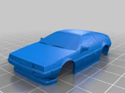 Back to The Future car- Turbo Racing Body Shell 1:76 (Gen2)