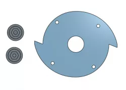 Battlebot fidget spinner disk