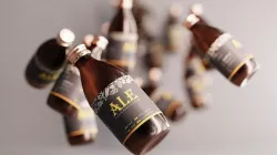 Beer Bottle with Screw Cap 3D model