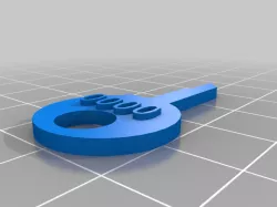 Blank Padlock key