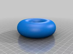 Blue donut