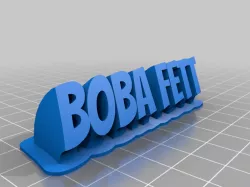 BOBA NAMEPLATE
