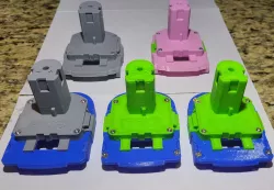Bosch to Ryobi Battery Adapter Easy build(no support, no soldering)