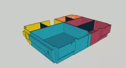 Box organiser for Systainer Gen3 - Suitcase M 112