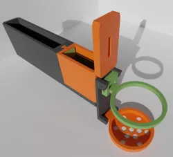 Car Coin Box and Foldable Cup Holder