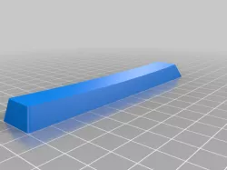 Cherry-out spacebar DCS KeyV2: Parametric Mechanical Keycap Library