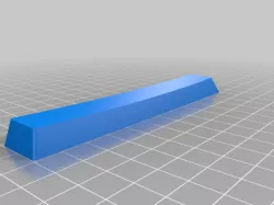 Cherry-rounded spacebar DCS KeyV2: Parametric Mechanical Keycap Library