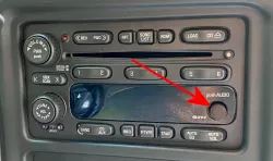 Chevy Silverado 03-06 Truck BOSE CD Changer Radio Knob