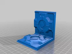 Companion Cube planter mold
