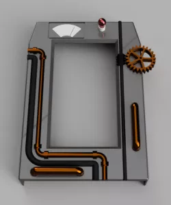 CR6-SE LCD Cover - SteamPunk