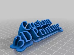 custom 3d printing 