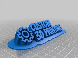 custom 3d printing