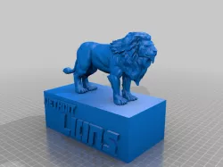 Detroit Lions Statue