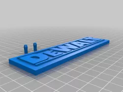 DeWalt Logo Badge (Nameplate) for Tool Chest