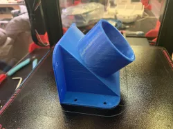 Dust Collection Port (v1.0) for DIY Router Table - designed for 2.5" hose from Vacmaster shop vac