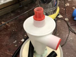 Dust Commander cyclone dust separator to osVAC conversion