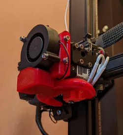 Ender 3 S1 Twin Jet 5015 Fan Duct