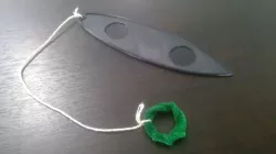Finger Surfboard with Finger Indentions
