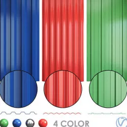 Galvanized iron sheet GI Sheet 3D model