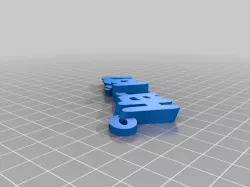 Harrison (iamburny's v2  Text - Name Keyring / Keyfob)