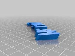 Harrison V3 (iamburny's v2  Text - Name Keyring / Keyfob)