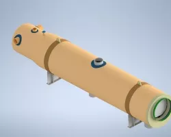 Heat exchanger 3D model
