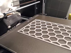 Hex journal stencil