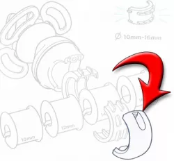 Hey! Maybe you could 3d print somethin'? PopSockets PopMount 2 Ride Bracket