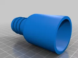 HT 40 DN 40 pipe to DN 25 hose 