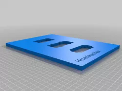 Humbucker routing template