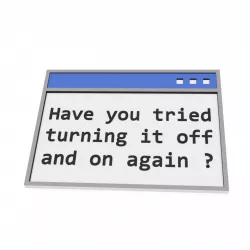 IT door sign