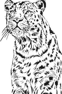 Leopord stencil 2
