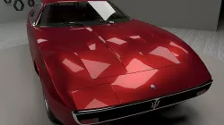Maserati Ghibli Coupe 1972 3D model