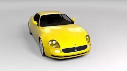 MASERATI GRANSPORT LOWPOLY Low-poly 3D model