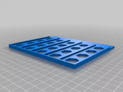 Miniature Storage Tray for 28mm minis - Blood Bowl, etc.