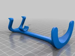 minimalistic leaf twig razor stand