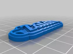 My Customized Multiline Tag or Keychain