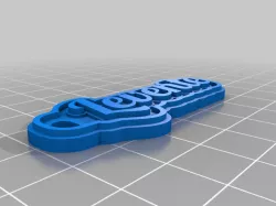 My Customized Multiline Tag or Keychain
