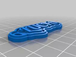My Customized Multiline Tag or Keychain