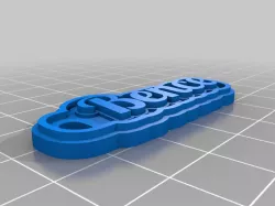 My Customized Multiline Tag or Keychain