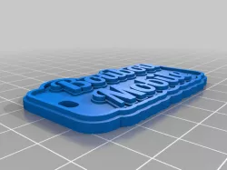 My Customized Multiline Tag or Keychain