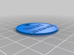 My Customized Round Dog Tag