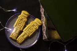Nut cracker cookie cutter