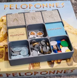 Peloponnes boardgame - Insert / Organizer