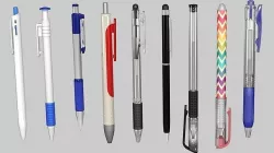 Pen collection 3D model
